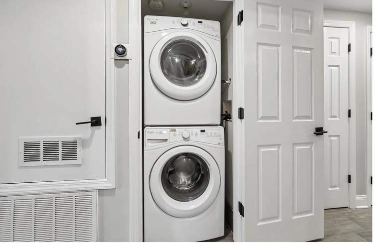 In-unit washer and dryer