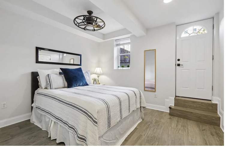Bedroom with patio access