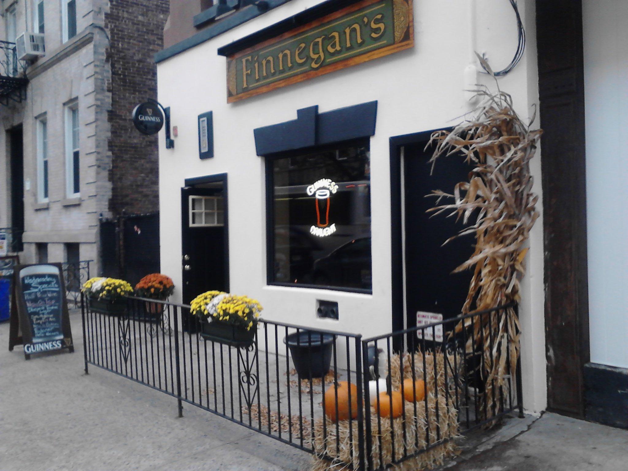Finnegan's Pub Hoboken near 829 Garden Street