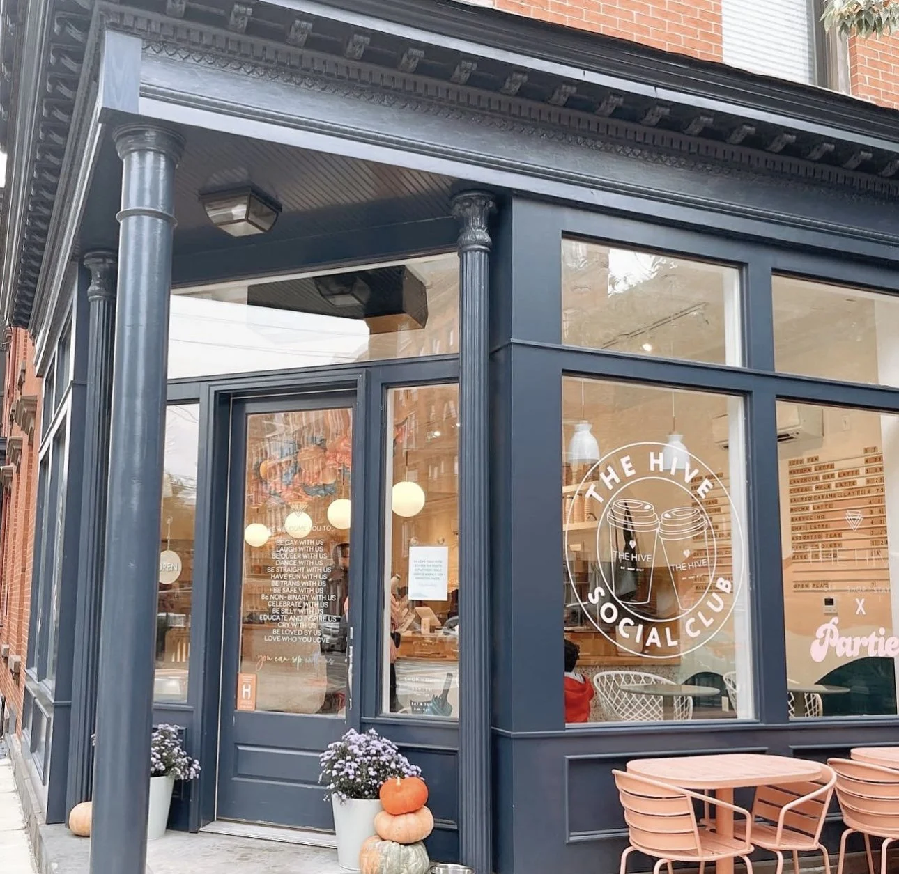 The Hive coffee and bake shop Hoboken near 829 Garden Street